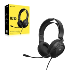 Audífonos Corsair HS35 v2 Gaming cableado Carbon