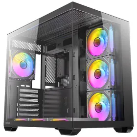 Case Antec CX Mirror Vidrio templado 7 ventiladores ARGB Negro