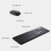 Combo de teclado y mouse Dell KM3322W Inalámbrico Español Combo de teclado y mouse Dell KM3322W Inalámbrico Español