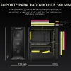 Case Corsair 3200D RS Vidrio templado 3 ventiladores Negro