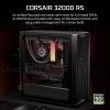 Case Corsair 3200D RS Vidrio templado 3 ventiladores Negro