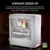 Case Corsair 3200D RS Vidrio templado 3 ventiladores Blanco Case Corsair 3200D RS Vidrio templado 3 ventiladores Blanco