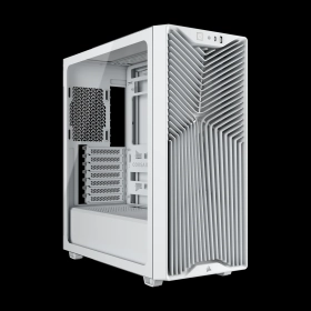 Case Corsair 3200D RS Vidrio templado 3 ventiladores Blanco