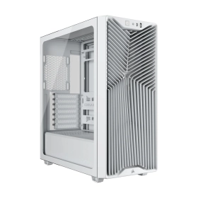 Case Corsair 3200D RS Vidrio templado 3 ventiladores Blanco