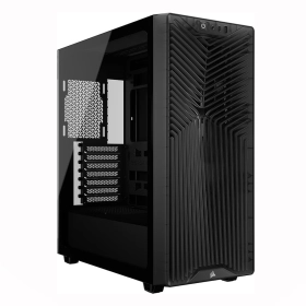 Case Corsair 3200D RS Vidrio templado 3 ventiladores Smoke