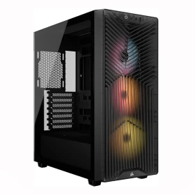 Case Corsair 3200D RS ARGB Vidrio templado 3 ventiladores Smoke