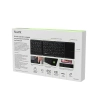Teclado Klip Xtreme Wireless portátil pleglable FlexPlit KCK-650S con panel táctil ESP