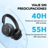 Audífonos Anker Soundcore Space One ANC 55H Negros
