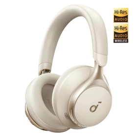 Audífonos Anker Soundcore Space One ANC 55H Blanco Crema