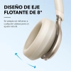 Audífonos Anker Soundcore Space One ANC 55H Blanco Crema Audífonos Anker Soundcore Space One ANC 55H Blanco Crema