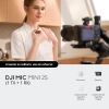 Micrófono DJI MIC Mini 2S (1 TX + 1 RX + accesorios)