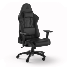Silla Gamer Corsair TC100 Relaxed Cuero sintético Black / Black
