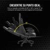 Silla Gamer Corsair TC100 Relaxed Cuero sintético Black / Black