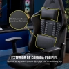 Silla Gamer Corsair TC100 Relaxed Cuero sintético Black / Black