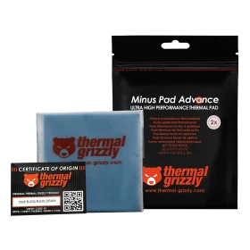 Pad Térmico Thermal Grizzly Minus Pad Advance 100x100x2mm 2 Unidades