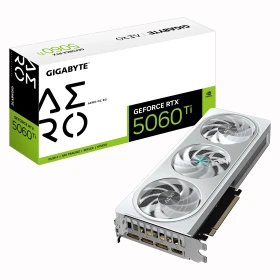 Tarjeta de Video RTX 5060 Ti Gigabyte AERO OC 8GB GDDR7 Blanca
