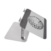 Base de aluminio con ventilación para laptop Trion TL300 Plata Base de aluminio con ventilación para laptop Trion TL300 Plata