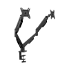 Soporte Brazo Klip Xtreme para 2 monitores resorte KMM-410 Soporte Brazo Klip Xtreme para 2 monitores resorte KMM-410