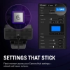 Cámara Web Elgato Facecam 4K Ultra HD 60 FPS Cámara Web Elgato Facecam 4K Ultra HD 60 FPS Sensor Sony STARVIS 2 USB-C