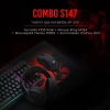 Combo Redragon S147 4 en 1 Teclado RGB Español, Mouse, Audífonos y Mouse Pad