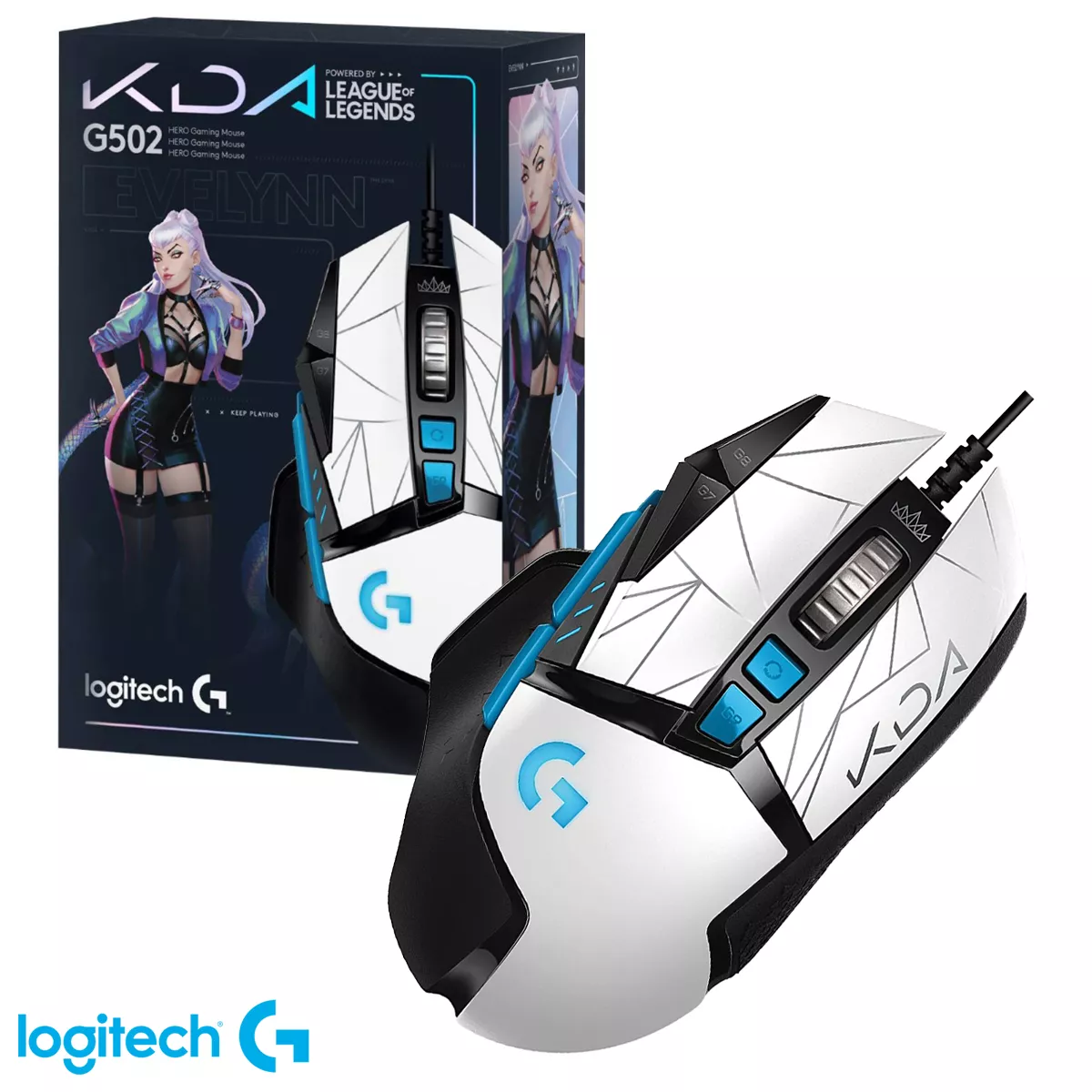Mouse Logitech G502 HERO 25k DPI KDA