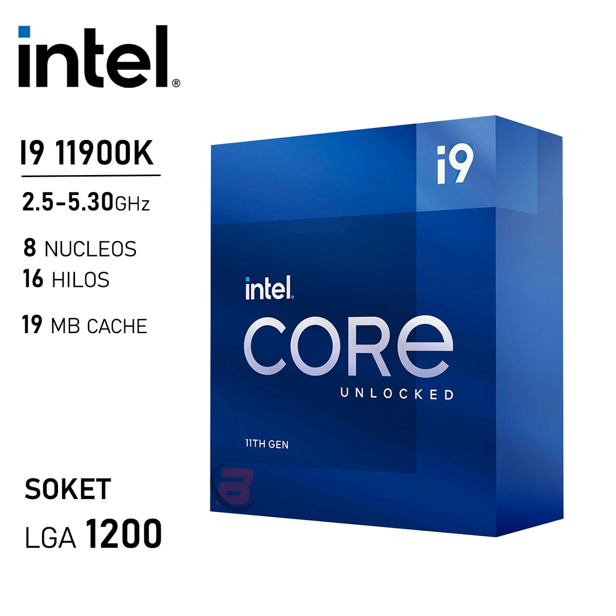 Procesador Intel Core i9 11900K 3.5GHz LGA1200 11va