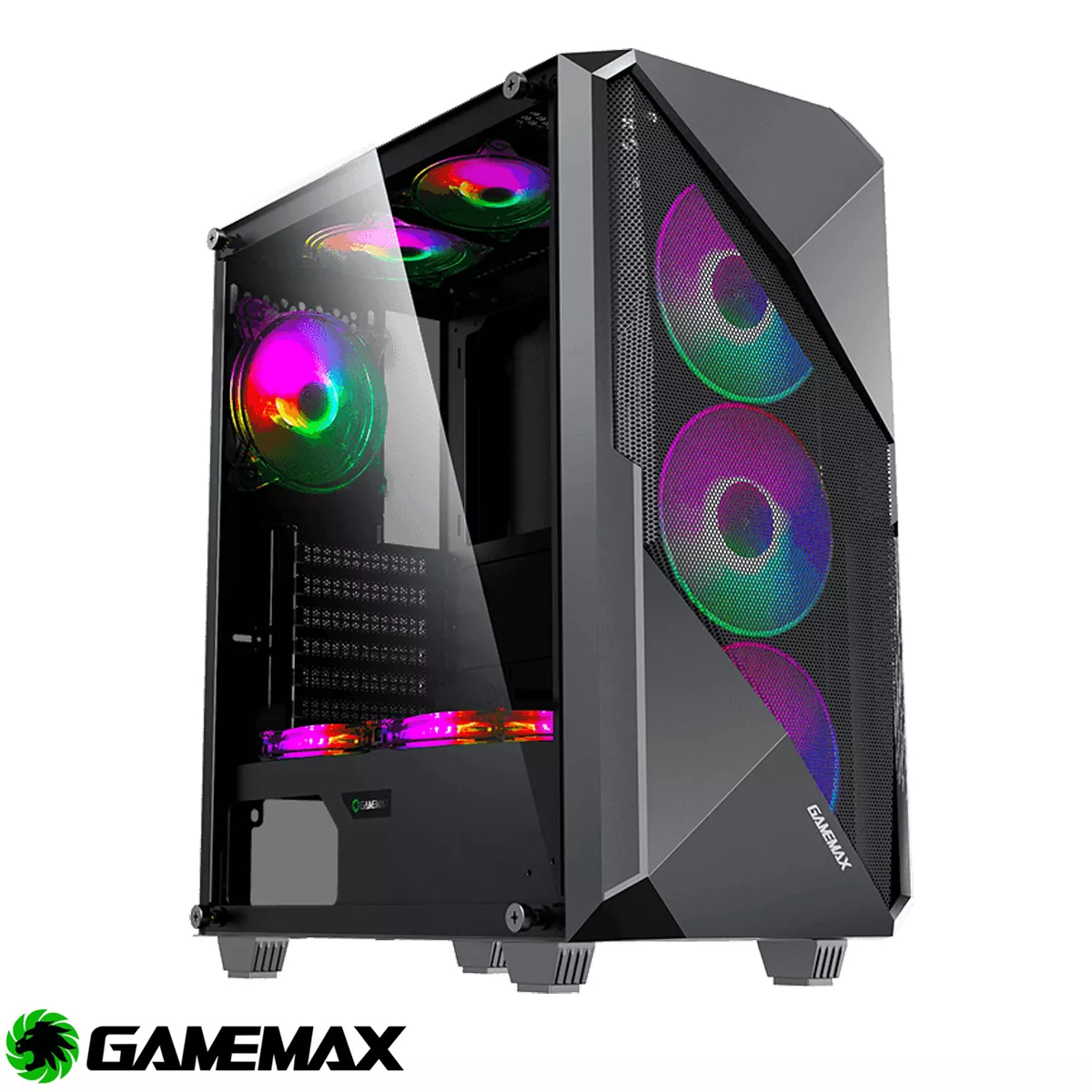 La semi-torre RAIDMAX Galaxy ofrece ARGB con efecto de espejo infinito a  bajo coste