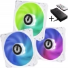 Ventiladores KIT 3 en 1 Bitfenix Spectre ARGB / Control Remoto Blanco