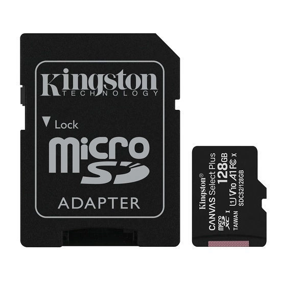 MicroSD Kingston Canvas Select Plus 128Gb 100Mb/s Clase 10