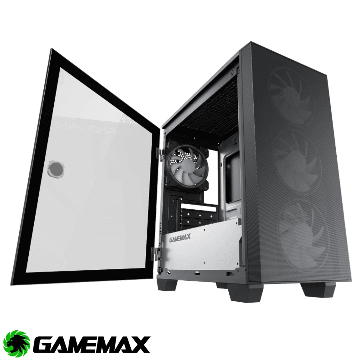 Case Gamemax Aero Mini / mATX / Vidrio templado / ARGB / 4 ventiladores