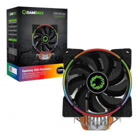 Cooler de aire Gamemax Gamma 500 120mm Rainbow ARGB
