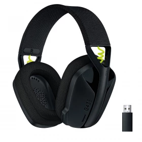 Audífonos Logitech G435 Wireless Lightspeed + BT Black