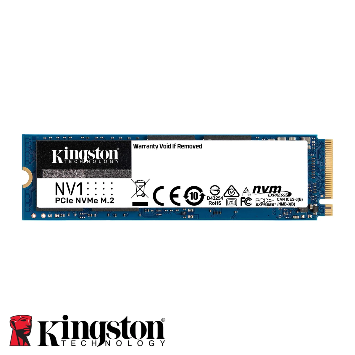 Disco sólido SSD M.2 NVMe Kingston NV1 250Gb Gen3x4 2100Mb/s
