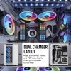 Case Corsair Crystal 680X RGB High Airflow Smart / Vidrio Templado (3) / Blanco