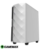 Case Gamemax White Diamond / Vidrio templado / ARGB / 1 ventilador