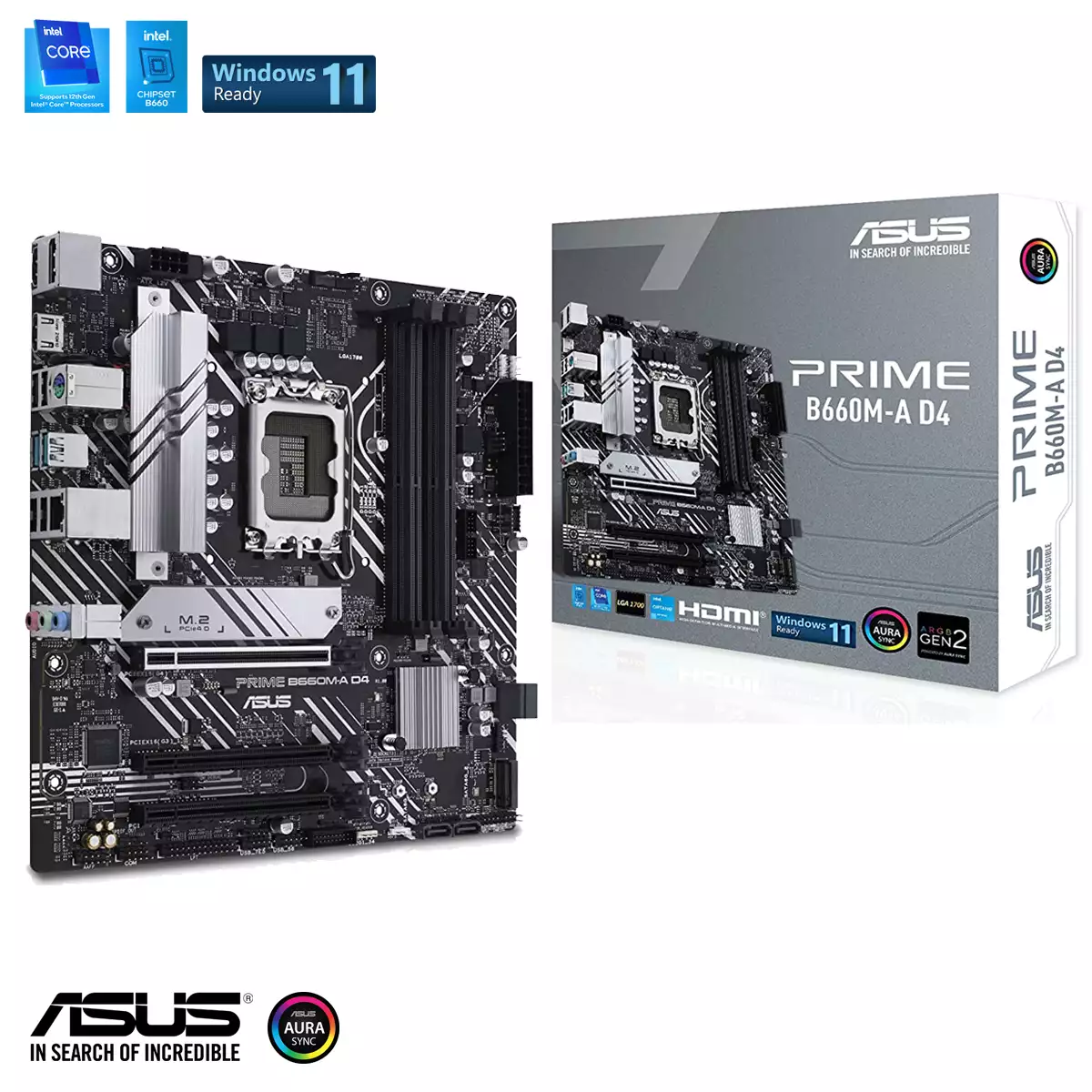 Mainboard Asus Prime B660M-A D4 LGA1700 DDR4 12va