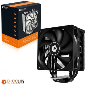 Cooler de aire ID-Cooling SE-224-XT Black 120mm