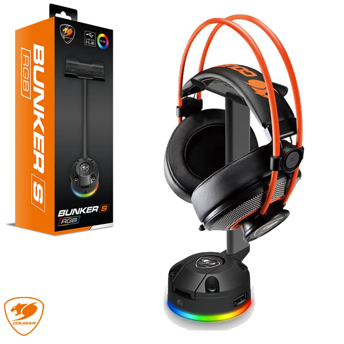 Soporte para Audífonos Cougar BUNKER S RGB