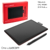 Tableta Digitalizadora One by Wacom Small BLK / RED