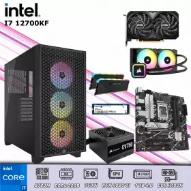 CPU Gamer Intel Core i7 12700KF | 32GB DDR4 | 1TB 4.0 | RTX 4060 Ti 8GB