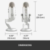 Micrófono Blue Yeti Profesional USB Plata
