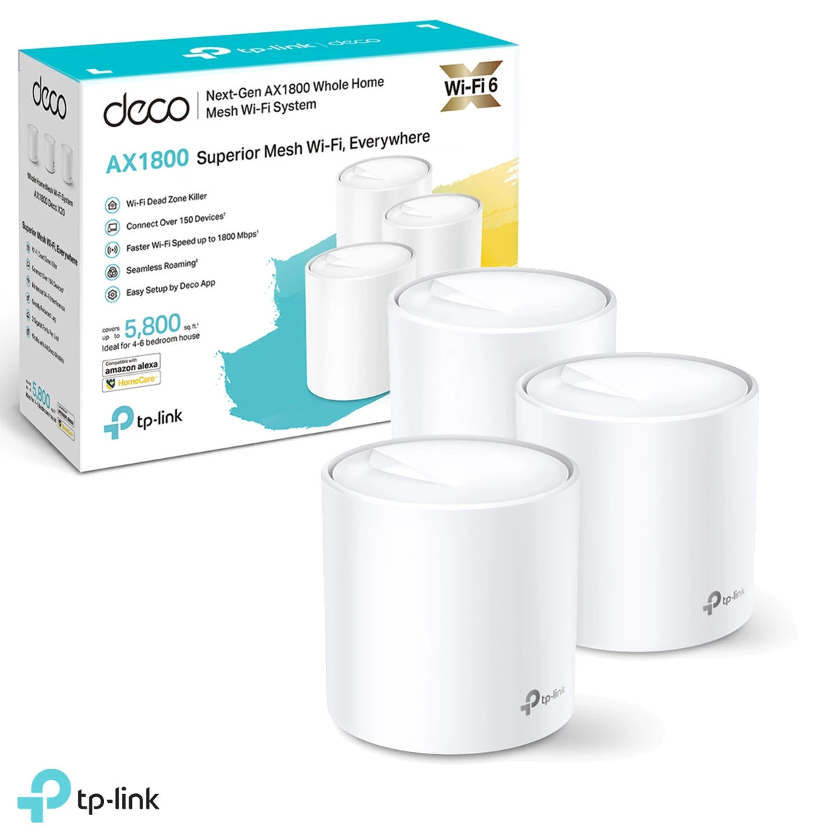 DECO TP-Link X20 Wifi 6 Mesh AX1800