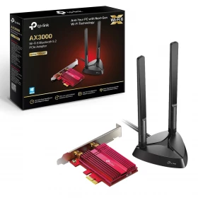 Adaptador PCIe Wifi 6 TP-Link AX3000 Archer TX3000E Bluetooth 5.2