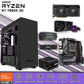 CPU Gamer Ryzen 7 7800X3D | 32GB DDR5 | 1TB 4.0 | RTX 4070 Super