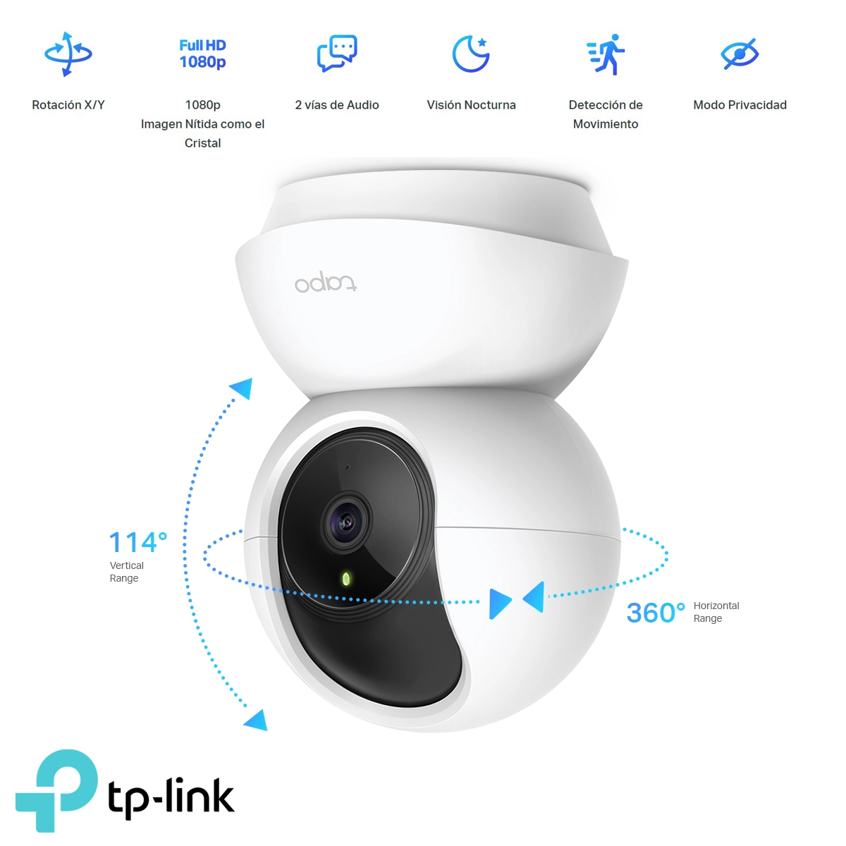 Camara Seguridad Wifi Tp-link Tapo C200 Full Hd