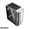 Case Gamemax White Diamond COC Vidrio templado ARGB 1 ventilador