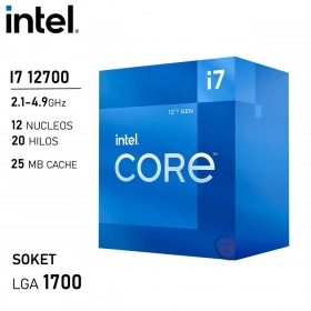 Procesador Intel Core i7 12700 2.1GHz LGA1700 12va