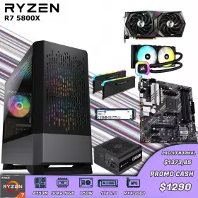 CPU Gamer Ryzen 7 5800X | 16GB DDR4 | 1TB 4.0 | RTX 3060 12GB