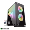 Case Gamemax H605-TA / mATX / Vidrio templado / ARGB / 3 ventiladores