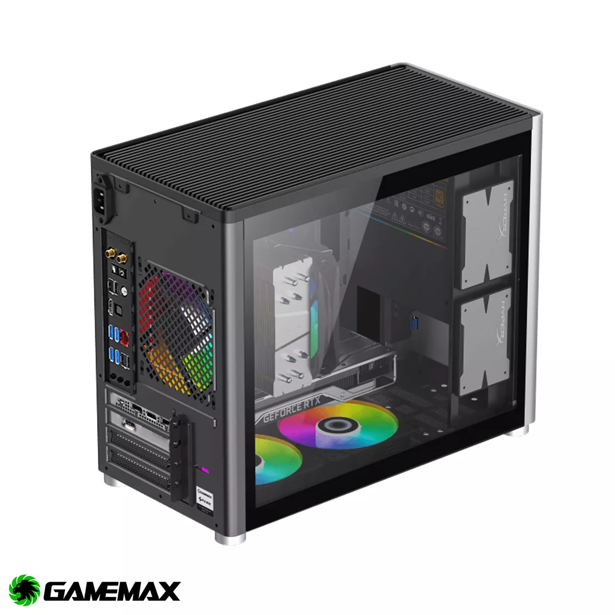 Case Gamemax Spark White / mATX / Vidrio templado